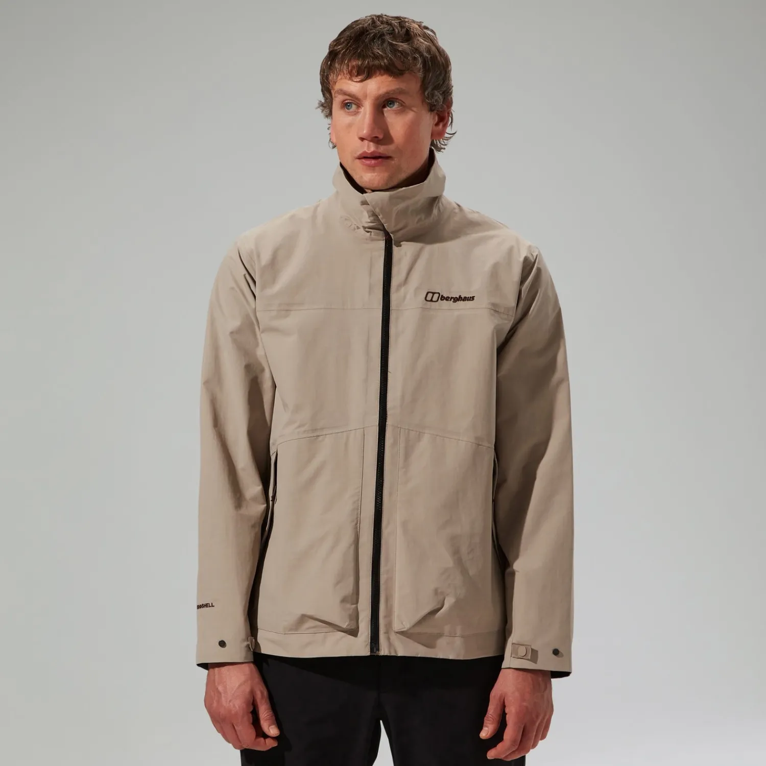 Berghaus Wasserdichte Woodwalk Herren-Jacke - Grau-Herren Wasserdicht