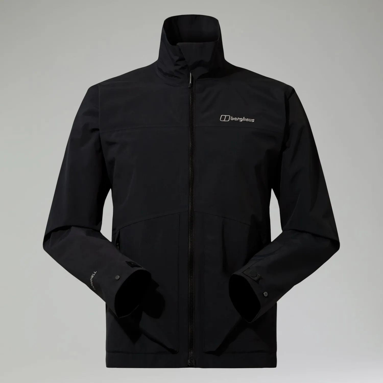 Berghaus Wasserdichte Woodwalk Herren-Jacke Schwarz-Herren Wasserdicht