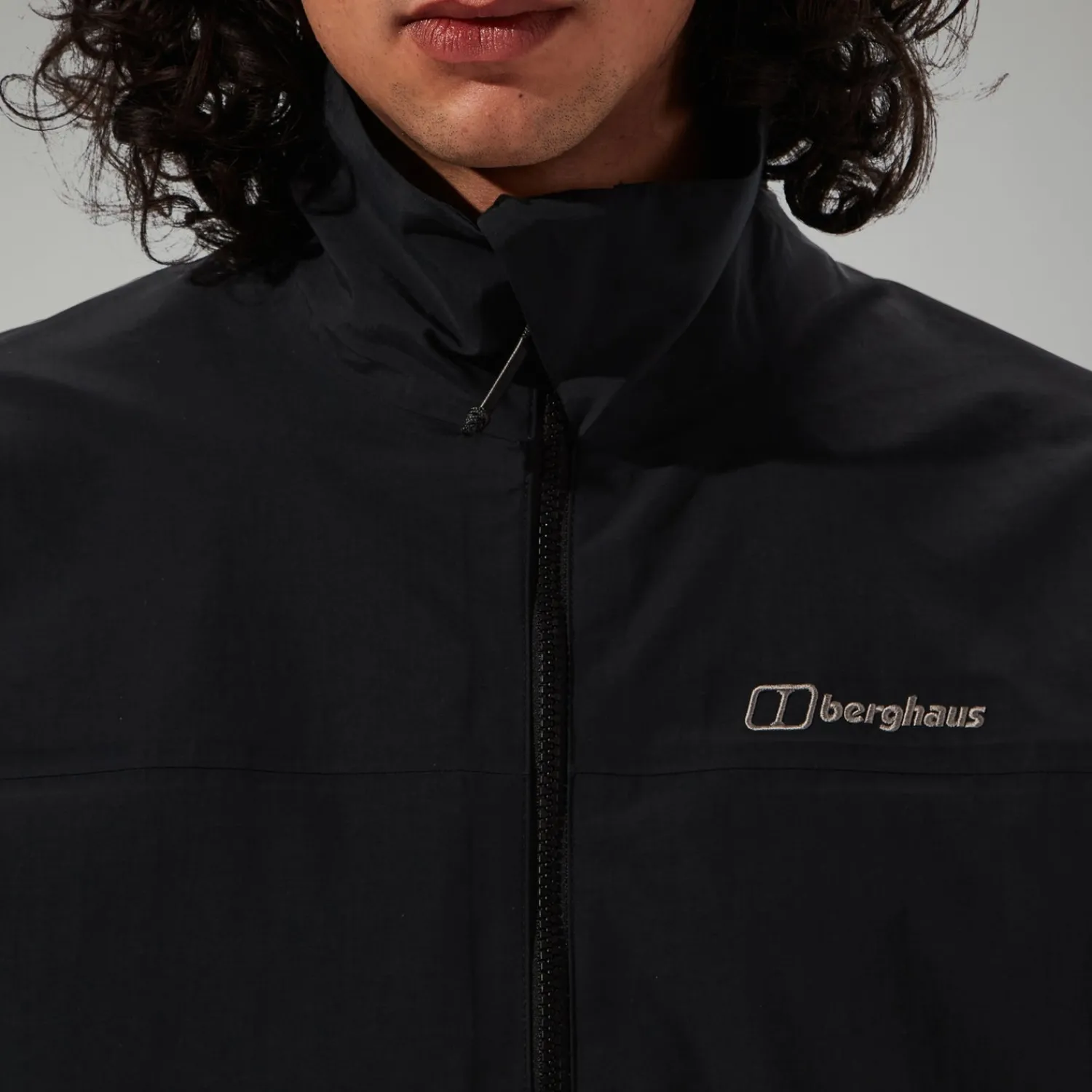 Berghaus Wasserdichte Woodwalk Herren-Jacke Schwarz-Herren Wasserdicht