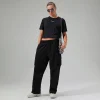 Berghaus Wayside Boxy Funktions-T-Shirt für Damen Schwarz-Damen Baselayer