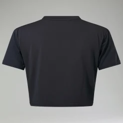 Berghaus Wayside Boxy Funktions-T-Shirt für Damen Schwarz-Damen Baselayer