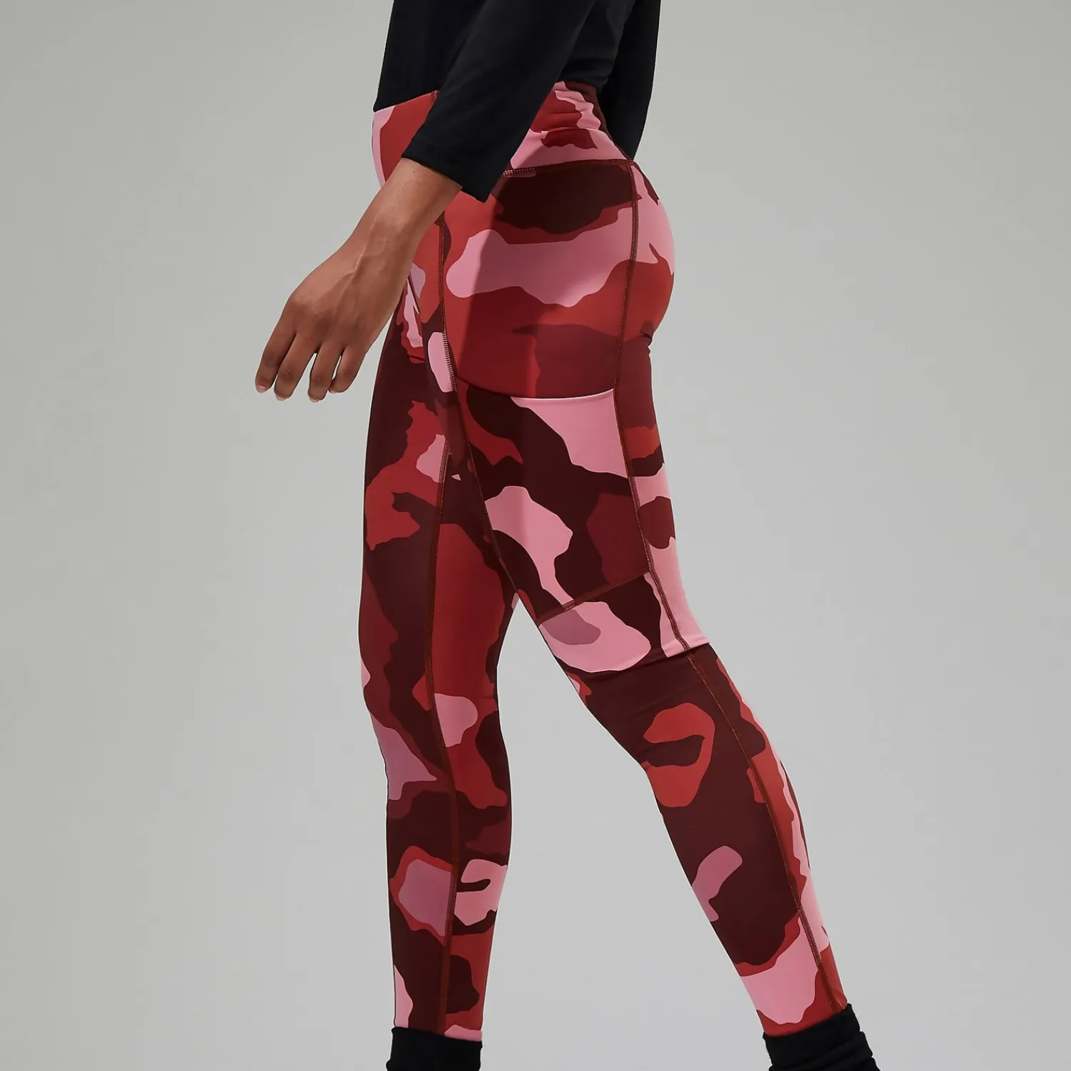 Berghaus Zannia 7/8 Leggings für Damen - Rot/Braun/Pink-Damen Leggings