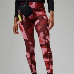 Berghaus Zannia 7/8 Leggings für Damen - Rot/Braun/Pink-Damen Leggings