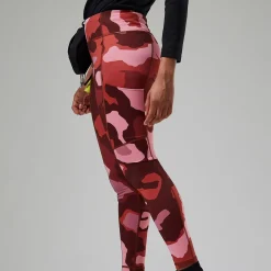 Berghaus Zannia 7/8 Leggings für Damen - Rot/Braun/Pink-Damen Leggings